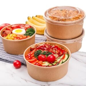 PET salad bowls